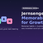 The Jernsenger Method: Coin a Word, Build a Habit or Brand