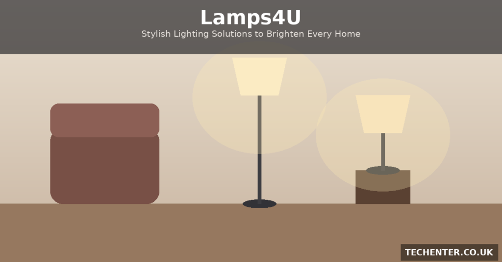 Lamps4U stylish lighting solutions - modern floor lamp in living room