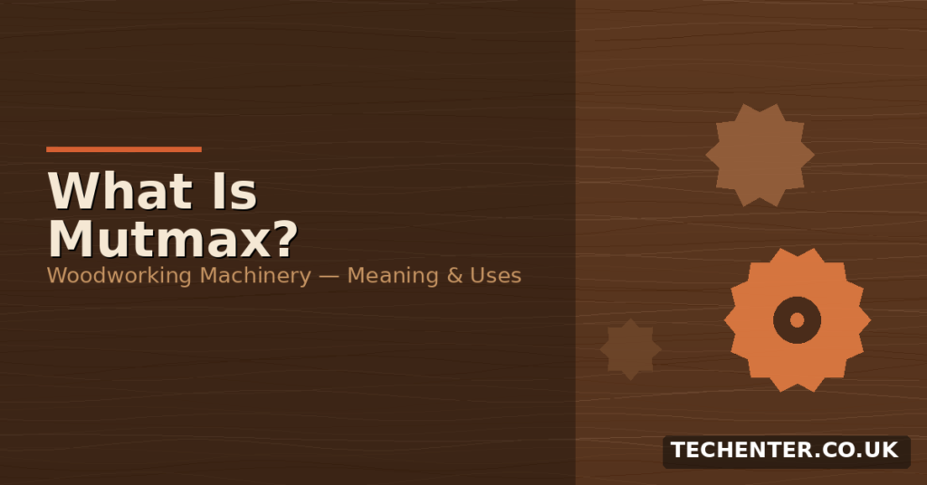 What Is Mutmax? Woodworking Machinery Guide